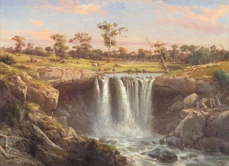 Louis Buvelot One of the Falls of the Wannon oil painting image